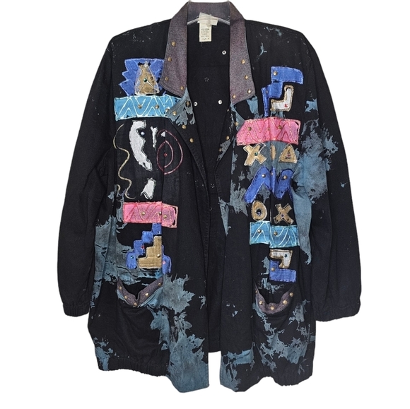 Vintage Charle Casuals Coat Size Medium Made in Usa - Picture 1 of 7